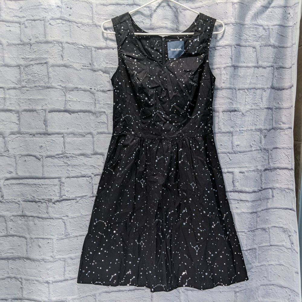 NWT Modcloth constellation print dress, size 6